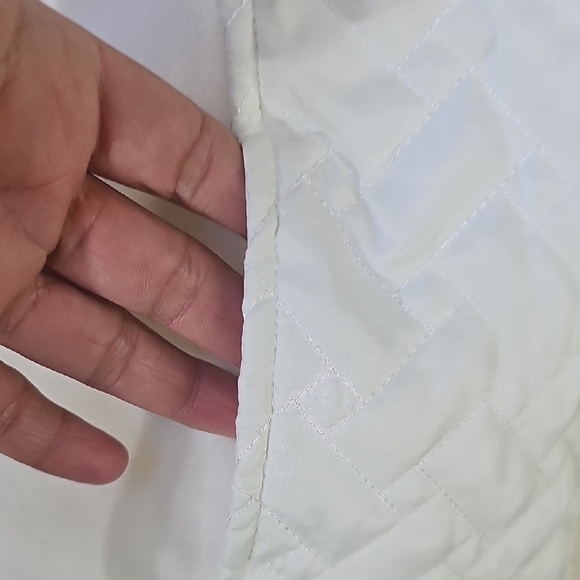 French Laundry Cream Quilted Puffer Jacket - Picture 5 of 8